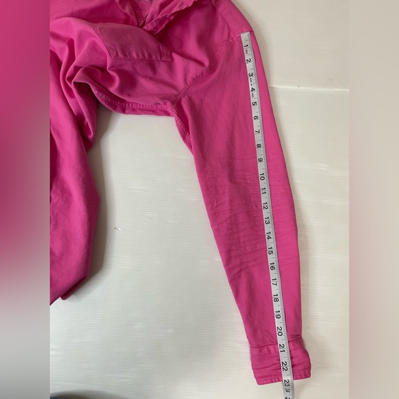 Frank & Eileen Mary Shirt Dress Bright Pink Size XS - Picture 5 of 6